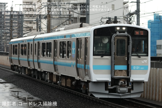 【JR東】キハE131-501+キハE132-501郡山総合車両センター出場回送（202506）
