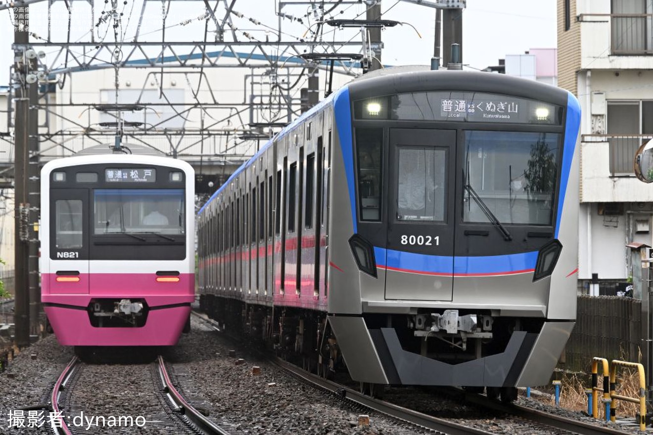 【京成】80000形80026編成(80026F)が京成カラーとなって運用復帰の拡大写真