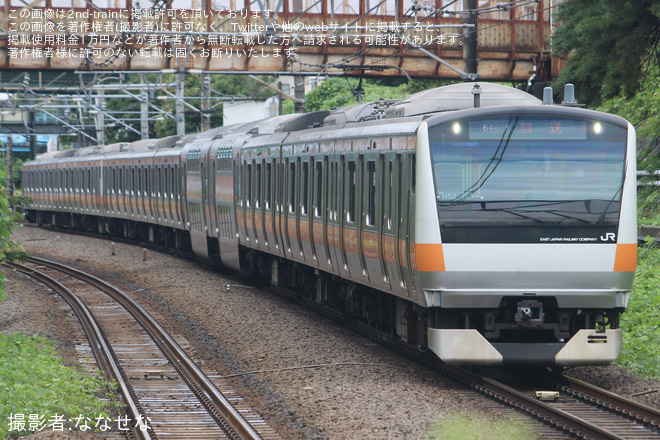 【JR東】E233系トタH52編成 東京総合車両センター入場（202506）を西国分寺駅で撮影した写真