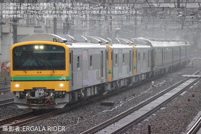 【JR東】GV-E197系3両+E655系が宇都宮線で試運転