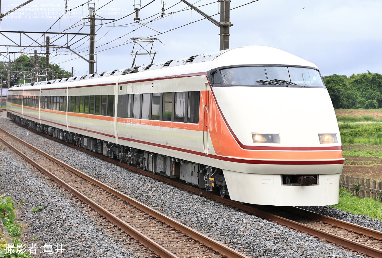 【東武】100系102F南栗橋工場出場試運転(202506)の拡大写真