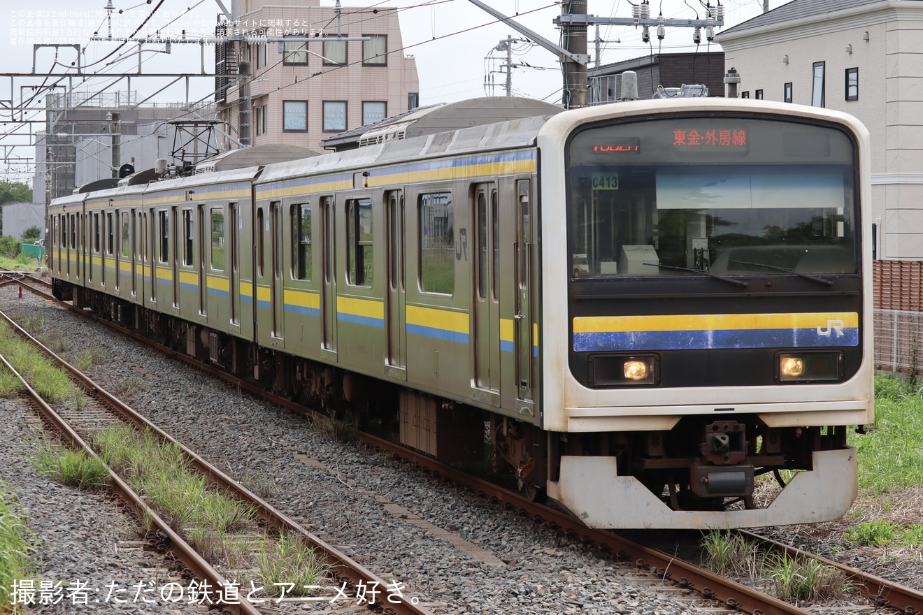 【JR東】東金線で事故の影響で車両不足により4両編成が代走の拡大写真
