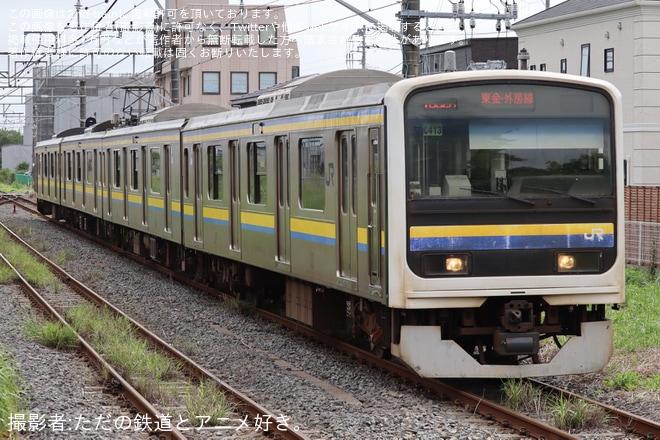 【JR東】東金線で事故の影響で車両不足により4両編成が代走