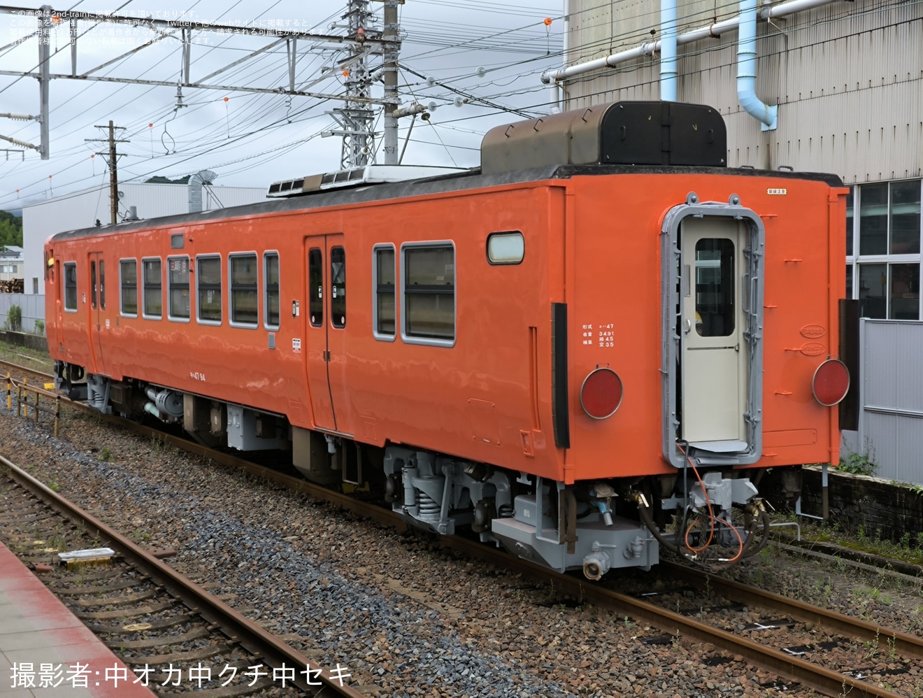 【JR西】キハ47-94下関総合車両所本所構内試運転の拡大写真