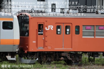 【JR東】クハ201-1が入換を実施