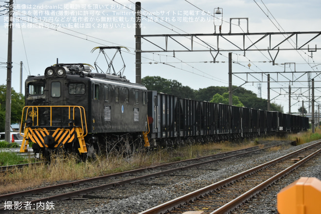 【秩鉄】秩父鉄道 デキ201 久しぶりの貨物運用を三ヶ尻～武川間で撮影した写真