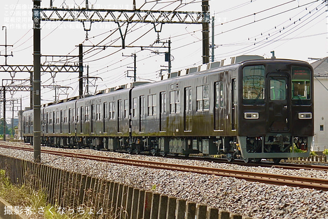 【東武】8000系81111Fがぶどう色1号になって南栗橋出場試運転