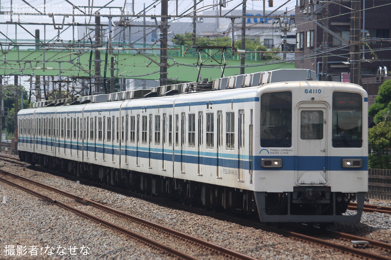 【東武】8000系81110F 南栗橋工場へ回送の拡大写真