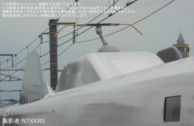 【JR海】N700A G40編成浜松工場出場試運転(202506)を不明で撮影した写真