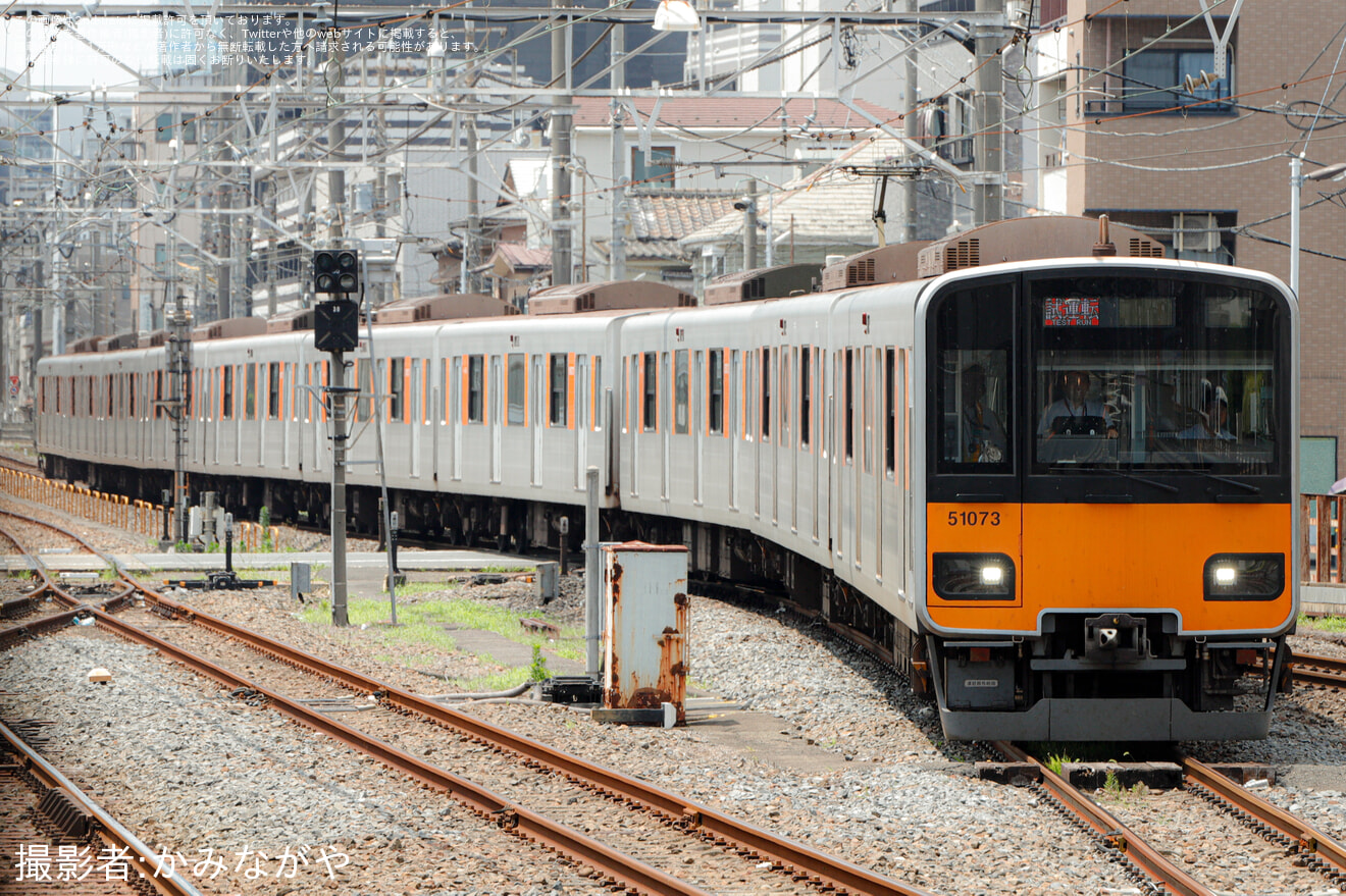 【東武】東上線成増駅ホームドア整備に伴うTASC調整試運転の拡大写真