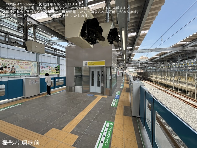 東村山駅で撮影された【西武】西武新宿線東村山駅下り線高架ホームの供用が開始