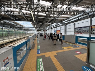 【西武】西武新宿線東村山駅下り線高架ホームの供用が開始