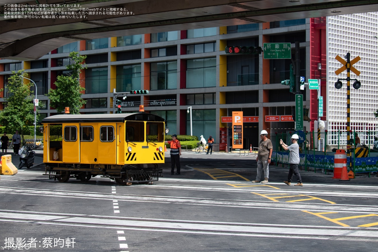 【台鐵】国家鉄道博物館の踏切復旧工事が終了し試運転が実施の拡大写真