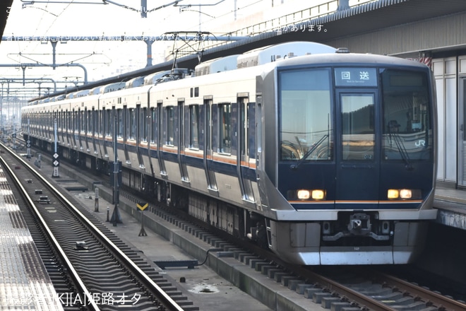 【JR西】321系D12編成網干総合車両所本所入場回送