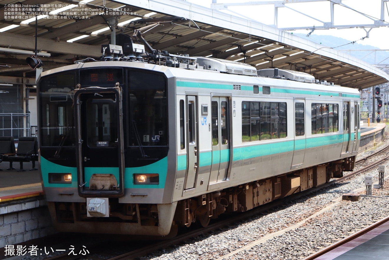 【JR西】125系F1編成吹田総合車両所本所入場回送の拡大写真