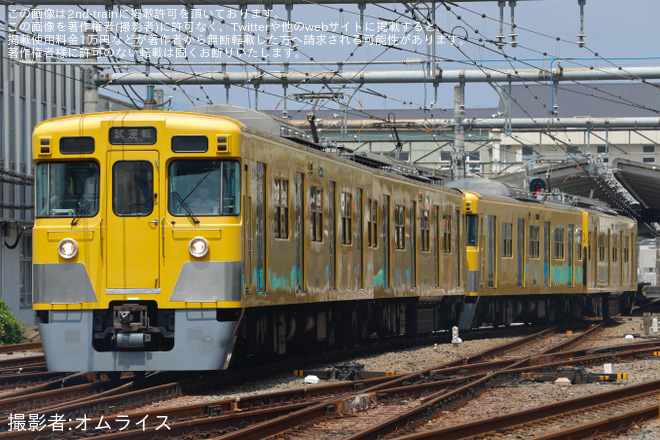 【西武】2000系2417F+2419F 武蔵丘車両検修場出場試運転