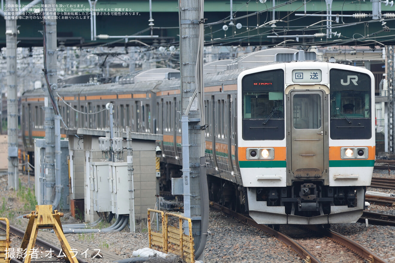 【JR東】211系タカA36編成 大宮総合車両センター入場回送の拡大写真