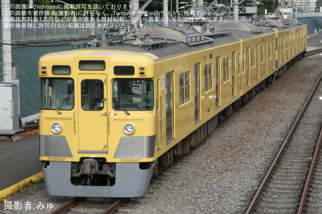 を小手指車両基地で撮影した写真