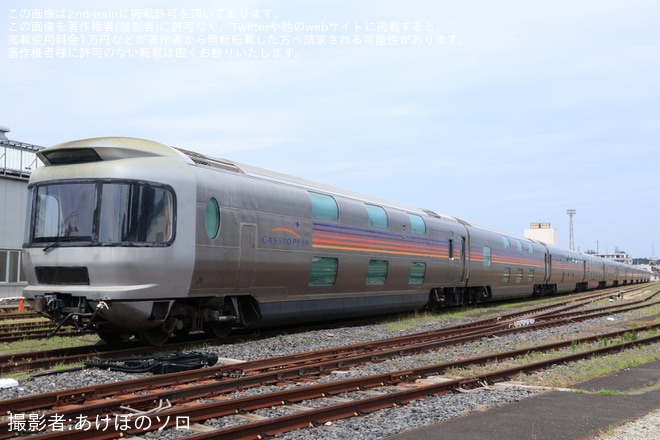 上野統括センターで撮影された【JR東】「E26系カシオペア客車・カヤ27外観見学会」開催
