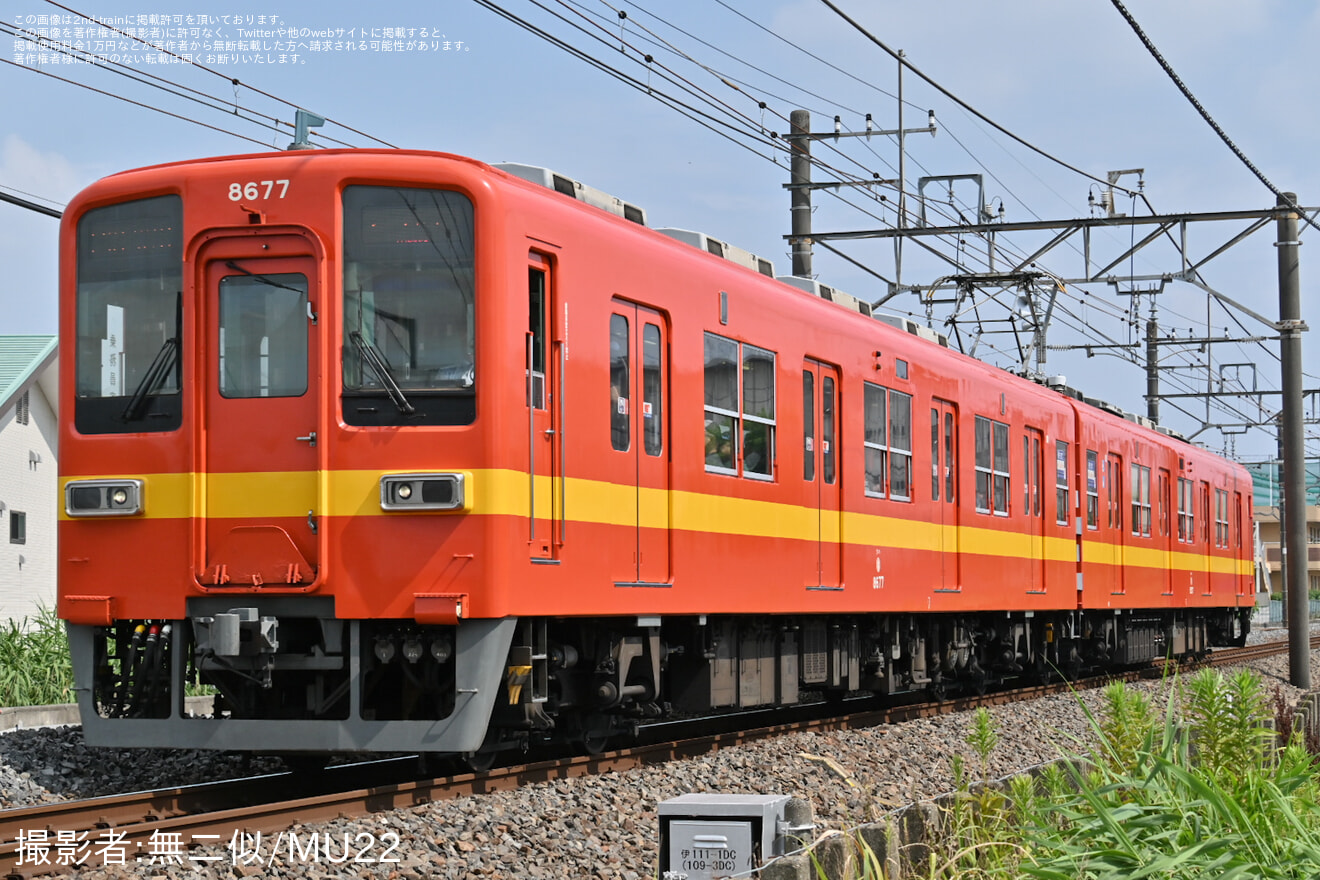 【東武】8000系8577F使用「ありがとう8500型8577編成ツアー」催行の拡大写真