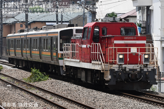 【流鉄】211系GG9編成のみが川崎貨物から甲種