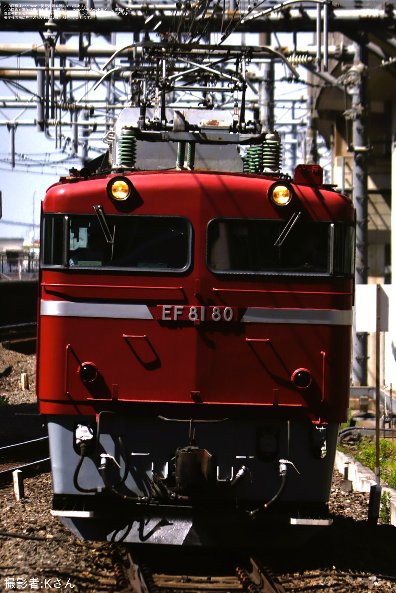【JR東】EF81-80使用 神立試単(20250710)の拡大写真