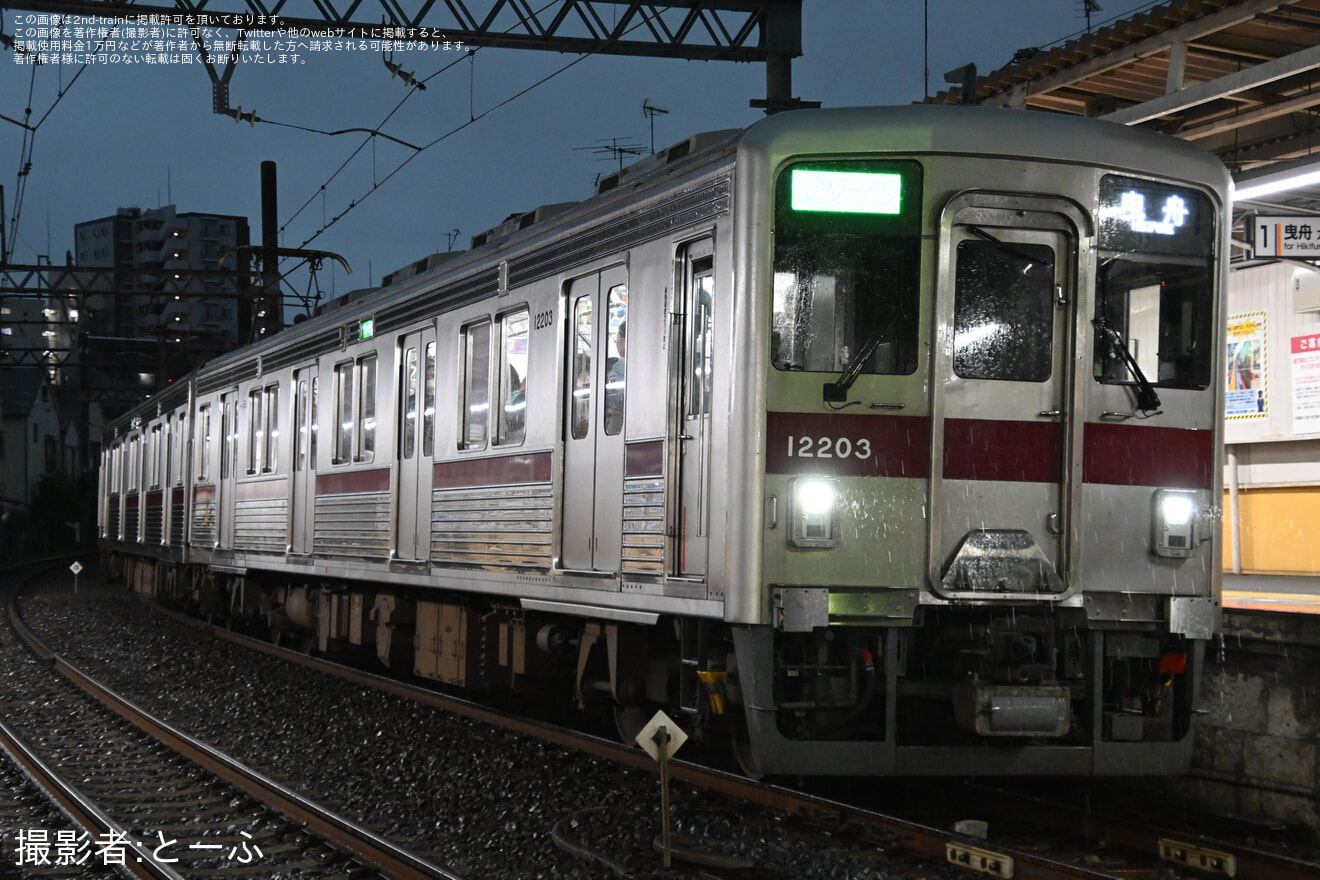 【東武】10000系11203Fが亀戸線での営業運転を開始の拡大写真