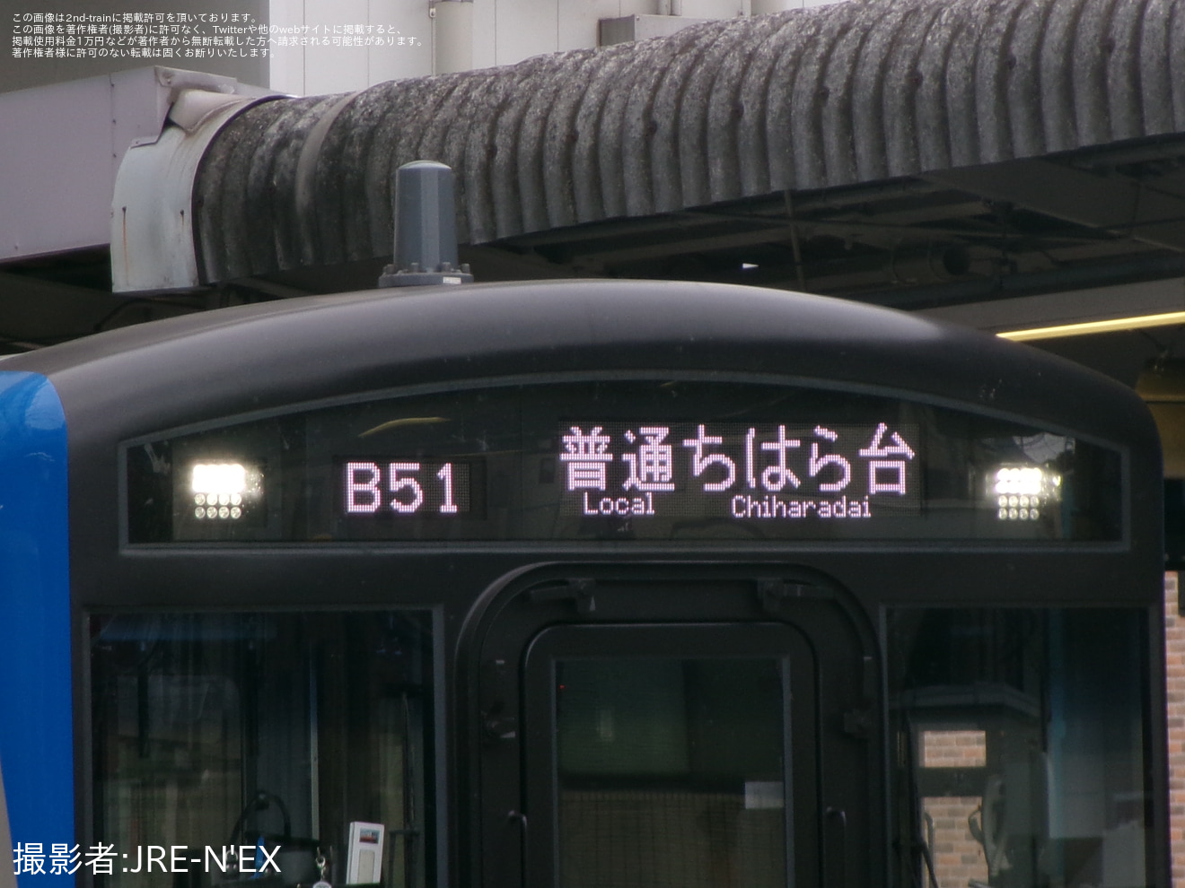 【京成】3200形が初めてB51運用(所定4両運用)を代走の拡大写真