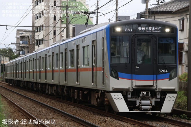 【京成】3200形が初めてB51運用(所定4両運用)を代走