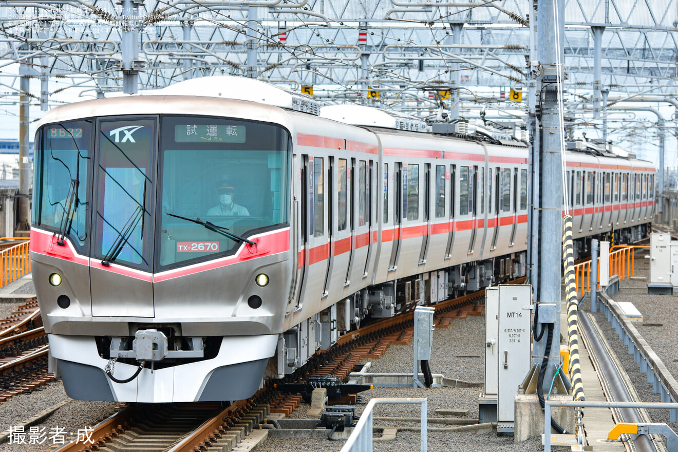 【TX】TX-2000系TX-2670F(TX-2170F)試運転の拡大写真