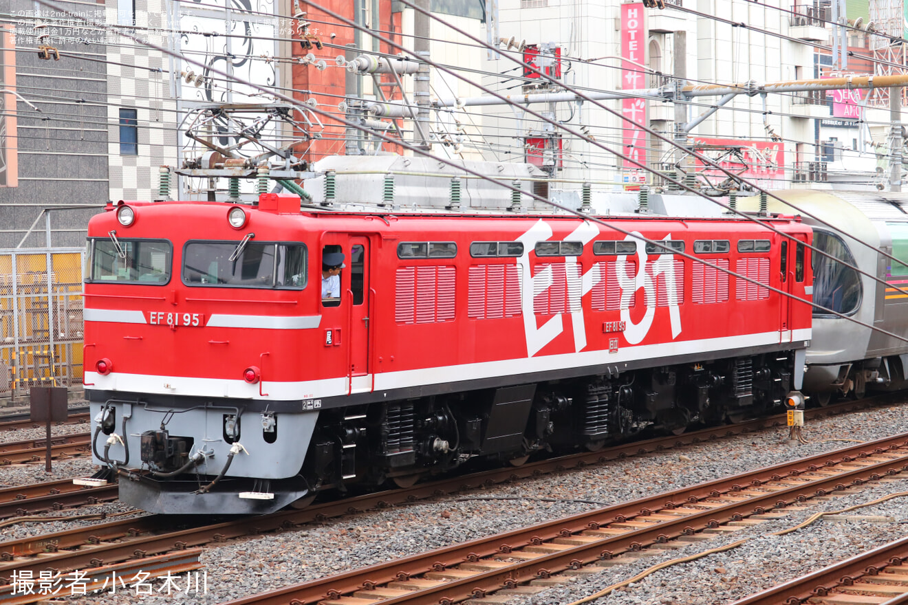 【JR東】「寝台特急カシオペア 25年間ありがとうイベント」開催に伴う推進回送の拡大写真