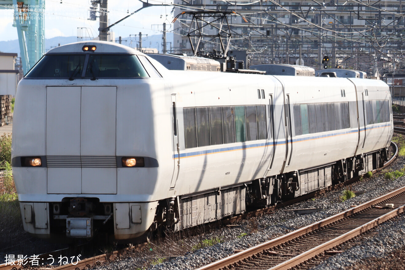 【JR西】681系V41編成吹田総合車両所本所へ回送の拡大写真