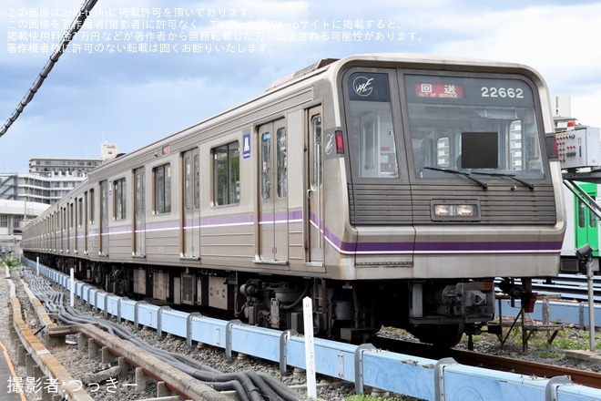 【大阪メトロ】22系22662F 緑木入場回送(202507)