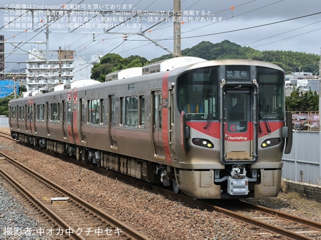【JR西】227系ヒロA32編成下関総合車両所本所構内試運転