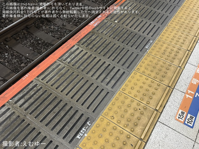 【JR東】大宮駅8番線にE657系7両の表記を大宮駅で撮影した写真