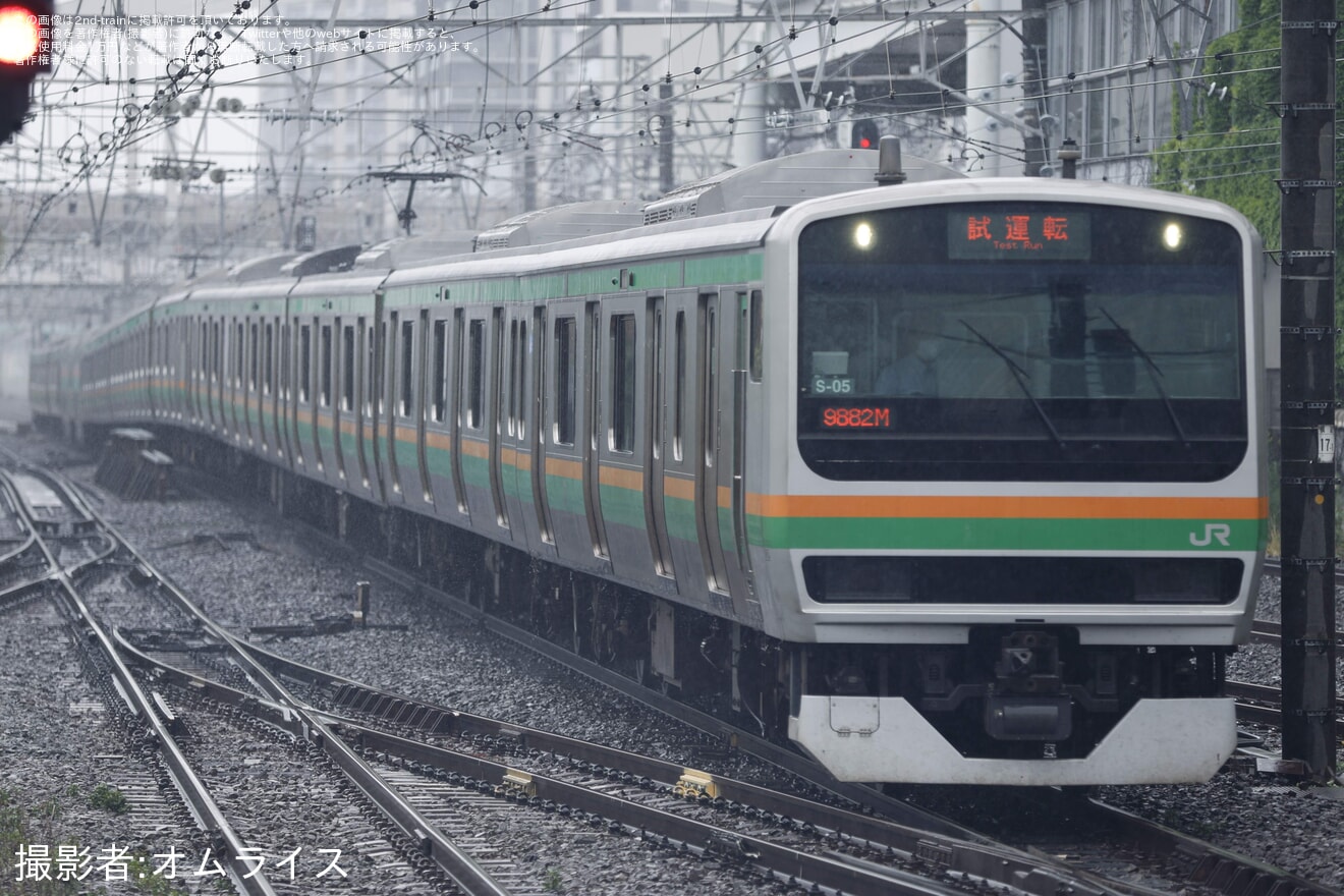 【JR東】E231系コツK-28編成+コツS-05編成 TASC調整試運転の拡大写真
