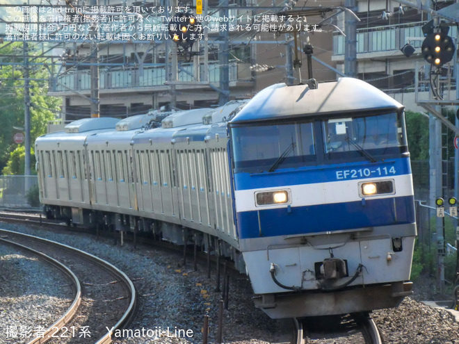島本～山崎間で撮影された【東武】60000型61501F(元61601F)甲種輸送