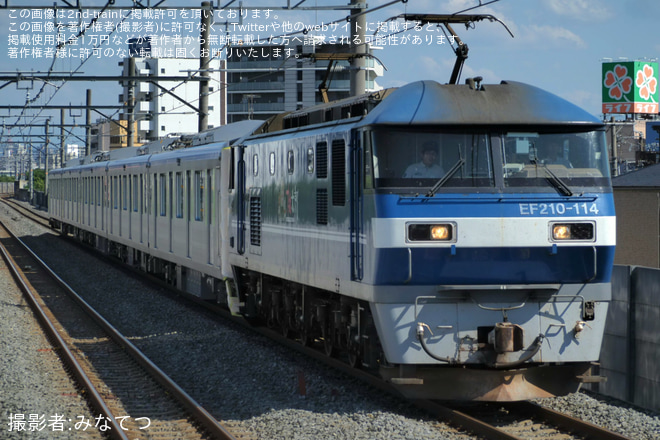JR淡路駅で撮影された【東武】60000型61501F(元61601F)甲種輸送