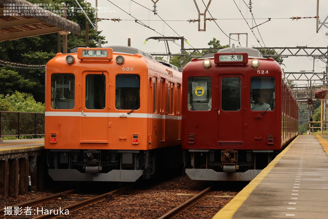 【養老】600系D06塩浜出場試運転(202507)の拡大写真