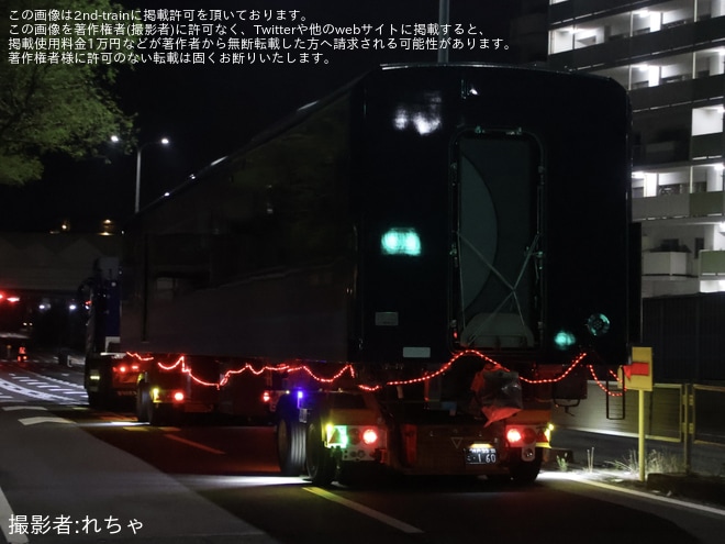 【京阪】3000系プレミアムカー2両化に伴う3955号車、3956号車陸送