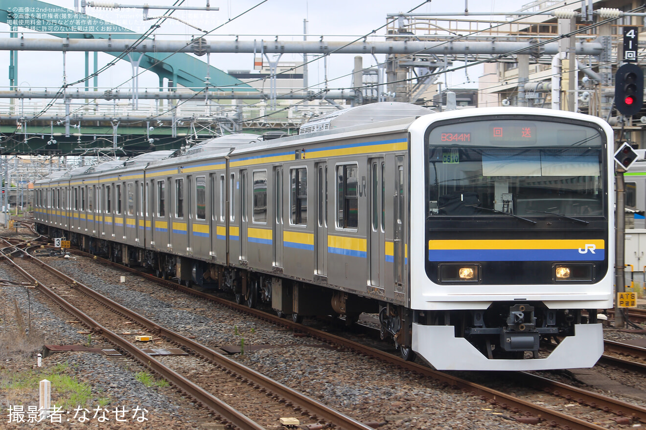【JR東】209系マリC610編成 大宮総合車両センター出場の拡大写真