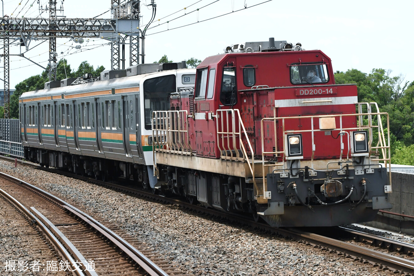 【流鉄】211系GG6編成 甲種輸送の拡大写真