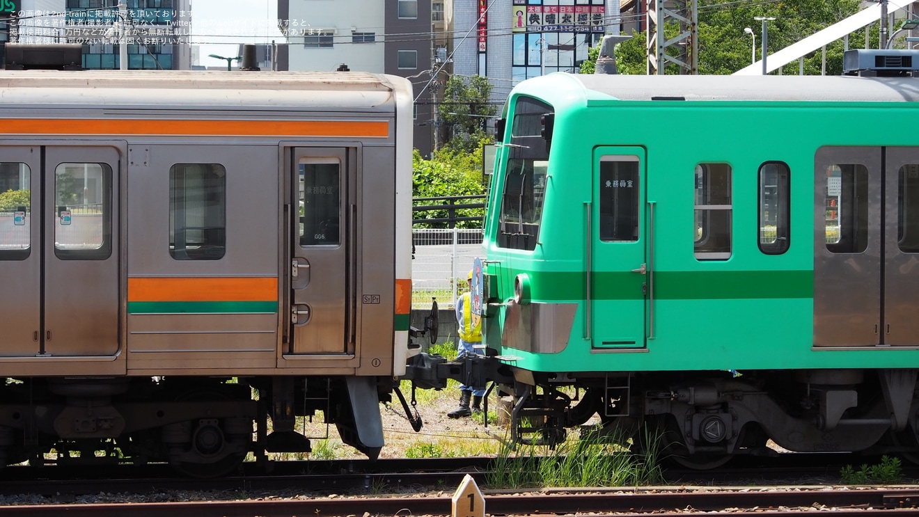 【流鉄】211系GG6編成 甲種輸送の拡大写真