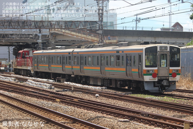 【流鉄】211系GG6編成 甲種輸送を不明で撮影した写真