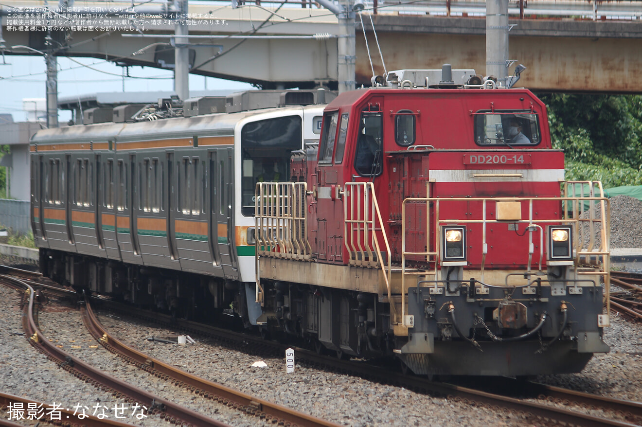 【流鉄】211系GG6編成 甲種輸送の拡大写真