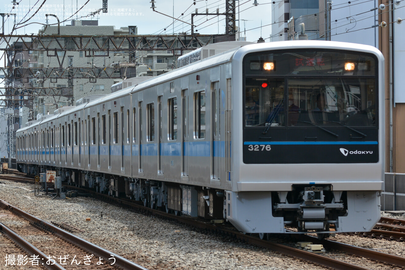 【小田急】3000形3276F(3276×6)全般検査明け試運転の拡大写真