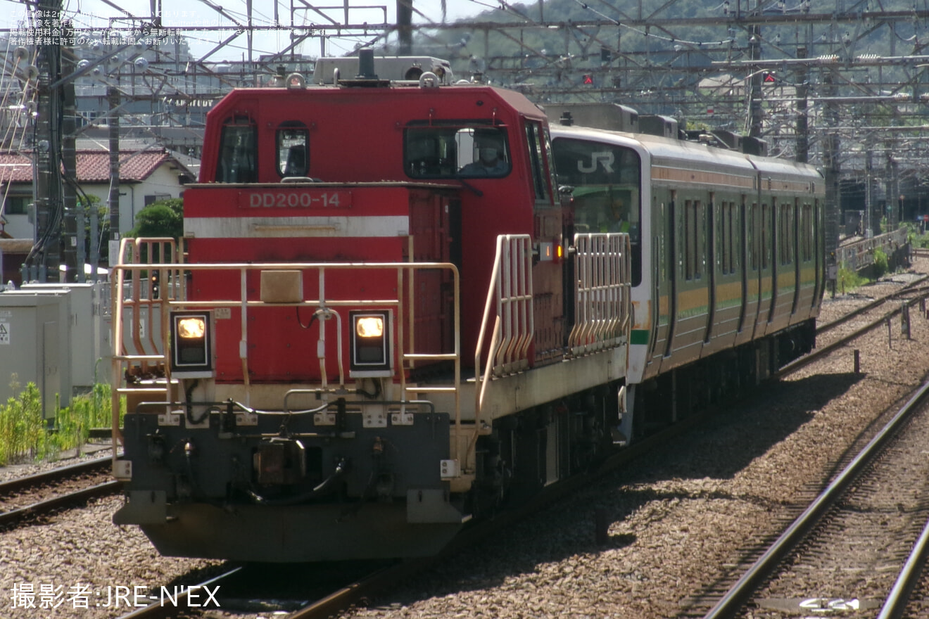 【流鉄】211系GG6編成 甲種輸送の拡大写真