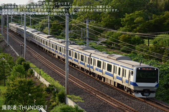 【JR東】E531系K411編成郡山総合車両センター出場回送(202507)を不明で撮影した写真