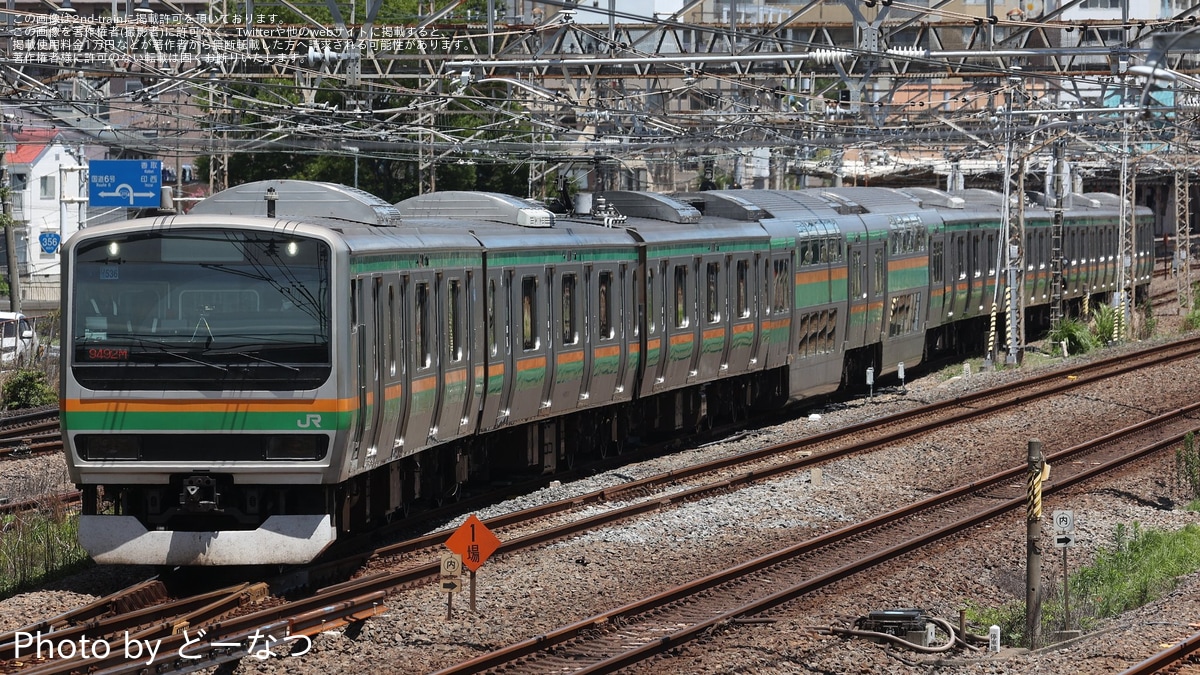 JR東】E231系U536編成松戸車両センター我孫子派出所での車輪転削