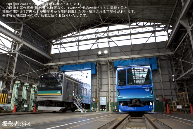 【JR東】「南武線E233系8000番台・南武支線205系撮影会​in鎌倉車両センター中原支所」開催を鎌倉車両センター中原支所で撮影した写真